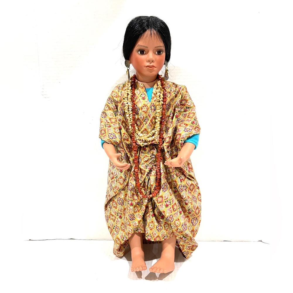 Jan Garnett Doll “Arlene” 1995 Jubilee Mold Co. Porcelain Doll 23.5” Tall - READ
